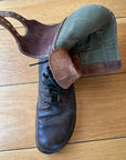 M43 Men's Vintage Army Boots Double Buckle WW2 40s 9D