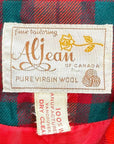 Women's Vintage 60s Skirt Jacket Suit Set MacNab Tartan Plaid Scarf Kilt M Aljean Canada VFG