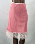 rose pink nylon NOS half slip