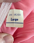Half Slip 60s Rose Pink Nylon Vintage Deadstock Lingerie Lace Trim VFG by Aria