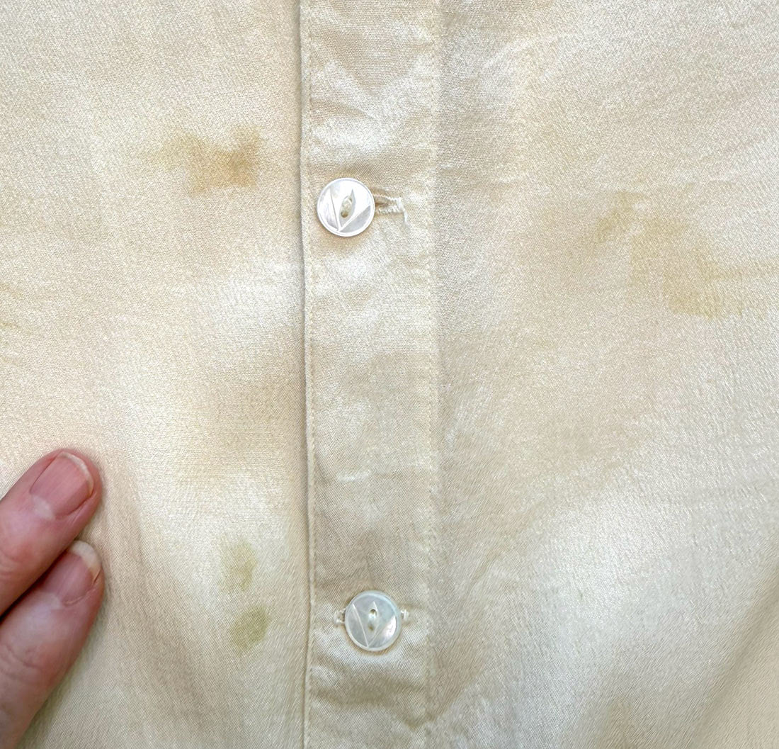 20s Vintage Silk Union Suit Summer Onesie Antique Edwardian As Is Bullock & Jones VFG