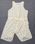 20s Vintage Silk Union Suit Summer Onesie Antique Edwardian As Is Bullock & Jones VFG