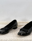 Men's Vintage Tuxedo Shoes Dress Patent Leather Formal Grosgrain Bow VFG