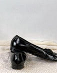 Men's Vintage Tuxedo Shoes Dress Patent Leather Formal Grosgrain Bow VFG