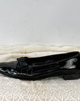 Men's Vintage Tuxedo Shoes Dress Patent Leather Formal Grosgrain Bow VFG