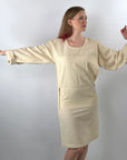 Vintage Designer Dress Castelbajac 80s Kangaroo Pouch Small Saks VFG