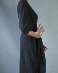 50s Bombshell Cocktail Dress Draped Vintage Revenge Dress Ceil Chapman Inspired Medium VFG