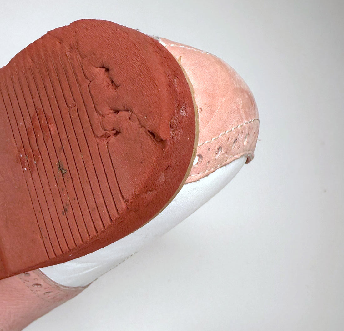 Pink & White Saddle Shoes 90s Vintage Dexter 50s Style VFG