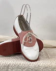 Pink & White Saddle Shoes 90s Vintage Dexter 50s Style VFG