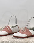 Pink & White Saddle Shoes 90s Vintage Dexter 50s Style VFG