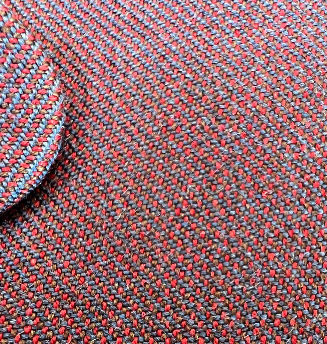 40s Nip Waist Jacket Purple Red Sharkskin Gab M/L Eisenberg VFG