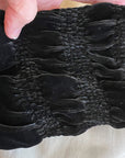 30s Vintage Black Velvet Velvet Jacket, Fur Collar Women's Medium to Small VFG