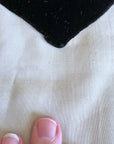 30s Vintage Black Velvet Velvet Jacket, Fur Collar Women's Medium to Small VFG