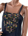 20s Embroidered Dress with Slip Dress Women's Antique M/L VFG