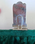 30s Velvet Handbag 20s Purse Art Deco Marcasite Clasp As Is VFG
