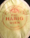 60s Stingy Brim Fedora Tyrolean Hat Velour P&C Habig Wein Large VFG