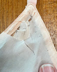 30s Bias Cut Halter Neck Slip Dress As-Is Small Peach VFG