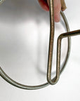 20s 30s Hat Display Stand Art Moderne Green & Chrome Shelf Edge VFG