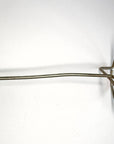20s 30s Hat Display Stand Art Moderne Green & Chrome Shelf Edge VFG