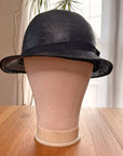 Vintage 20s 30s Cloche Hat Deadstock Brimmed Fine Straw Huntoon VFG