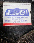 70s Sparkly Striped Lurex Club Wear Top Jackie Oh! VFG