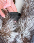 Vintage Double Silver Fox Fur Stole Old Hollywood Glamorous VFG