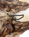 Vintage Double Silver Fox Fur Stole Old Hollywood Glamorous VFG