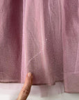 Strapless Net Full Skirt Lilac Prom Dress Shelf Bust Party Cupcake 50s Vintage Small VFG