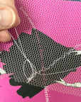 Strapless Net Full Skirt Lilac Prom Dress Shelf Bust Party Cupcake 50s Vintage Small VFG