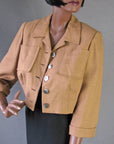 50s tailored cropped jacket worn open