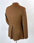 Vintage 60s Men's Mod Brown Nehru Jacket S 38 VFG