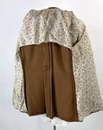 Vintage 60s Men's Mod Brown Nehru Jacket S 38 VFG