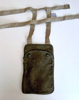 Antique Suede Concealed Money Belt Pouch Travel Wallet Vintage 20s O'Connor Moffat VFG