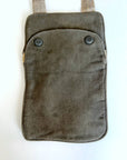 Antique Suede Concealed Money Belt Pouch Travel Wallet Vintage 20s O'Connor Moffat VFG