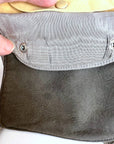 Antique Suede Concealed Money Belt Pouch Travel Wallet Vintage 20s O'Connor Moffat VFG