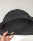 Vintage 20s Cloche Hat Asymmetrical Wing Avant Garde Straw VFG