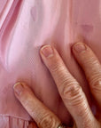 30s Evening Dress Pink Taffeta 40s Vintage Formal Party Dress Junior Medium VFG