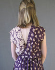 Women's 70s Dress Vintage 30s Style Floral Print Sexy Sweet Wrap Bodice Small to Medium VFG
