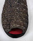 40s/50s Satin Wedge Peeptoe Slippers Vintage Quilted VFG