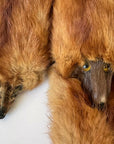 Vintage Red Marten Fur Stole 4 Pelts 30s 40s VFG