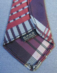 20s Neck Tie Men's Vintage 1920s Plaid Maroon 1923 Langsdorf Patent VFG
