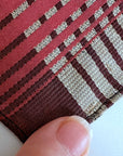 20s Neck Tie Men's Vintage 1920s Plaid Maroon 1923 Langsdorf Patent VFG