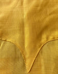 Deadstock 70s Western Cowboy Shirt Vintage Stop Sign Yellow Diamond Snaps 15M Rockmount VFG