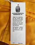 Deadstock 70s Western Cowboy Shirt Vintage Stop Sign Yellow Diamond Snaps 15M Rockmount VFG