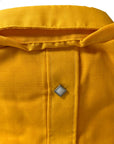 Deadstock 70s Western Cowboy Shirt Vintage Stop Sign Yellow Diamond Snaps 15M Rockmount VFG