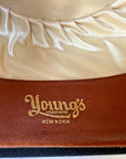 30s Vintage Stetson Hat Classic Bowler Black 7 1/4 Large Men's Women's VFG