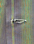 Vintage 50s Striped Shirt Rockabilly Dark Torino Large VFG