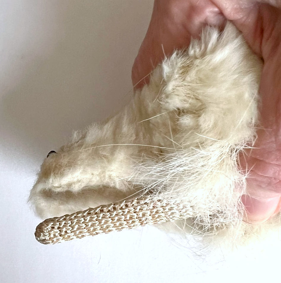 Vintage White Fox Fur Pelt Stole 20s 30s Hollywood Glam VFG