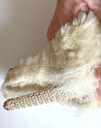 Vintage White Fox Fur Pelt Stole 20s 30s Hollywood Glam VFG