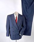 30s Vintage Men's Double Breasted Suit Old Hollywood Large As-Is Yost Bros VFG